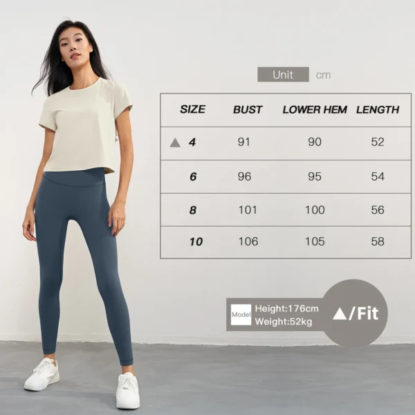 Women's Split Hem Yoga Top - Image 3