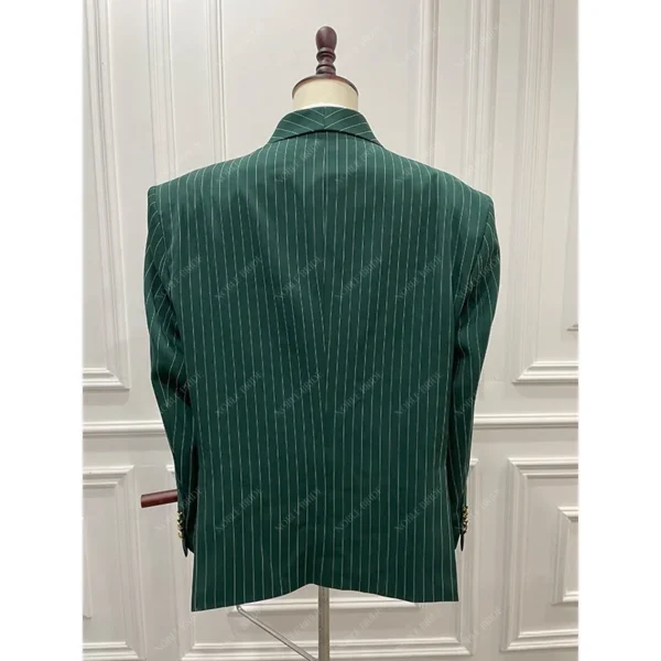 Custom Men's Emerald Green Wedding Suits - Image 2