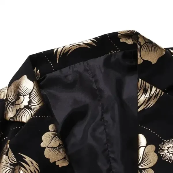 Men’s Slim-Fit Retro Suit Jacket - Image 4