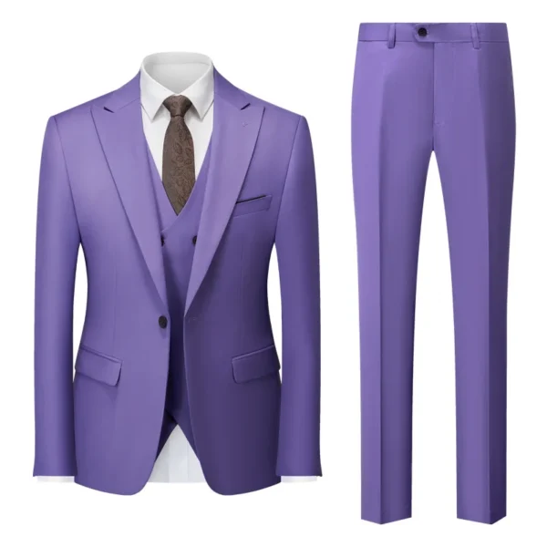 Men's 3-Piece Business & Wedding Suit Set - Image 2