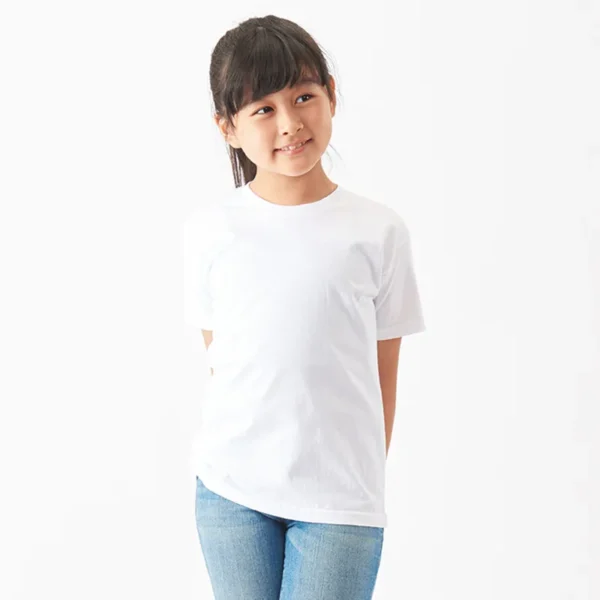 Children Custom Logo Tshirts Wear Clothes 100% Cotton - Image 2