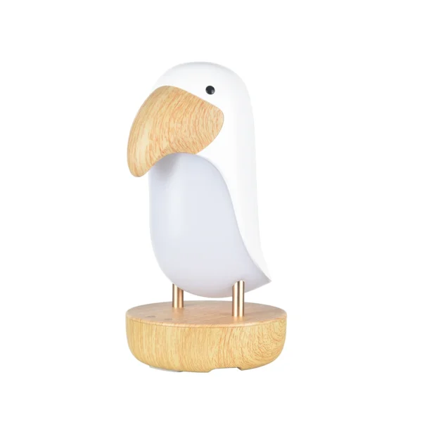 Stepless Dimming Bedside Wood Desk Lamp Decorative - Image 5