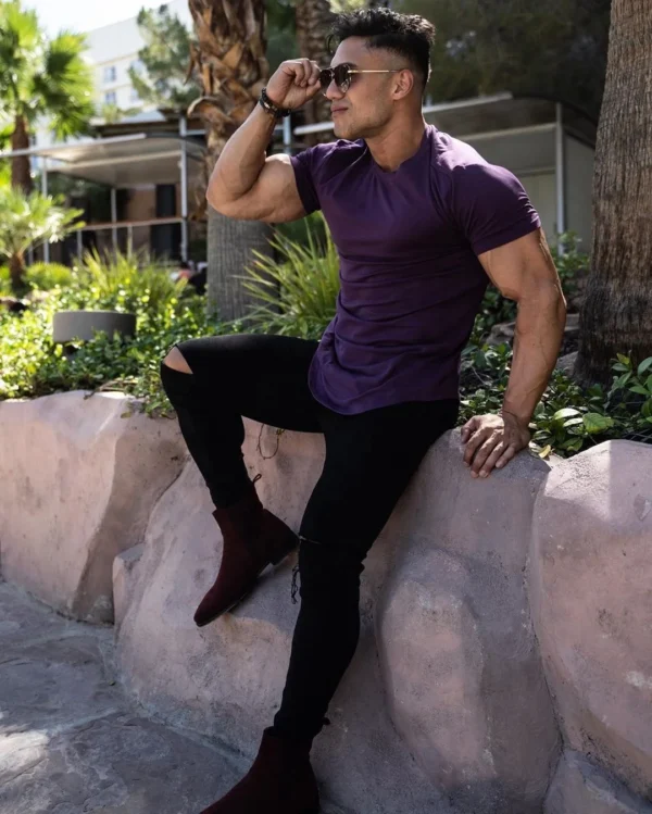 Vedo Muscle Fit Gym T-Shirt for Men - Image 2