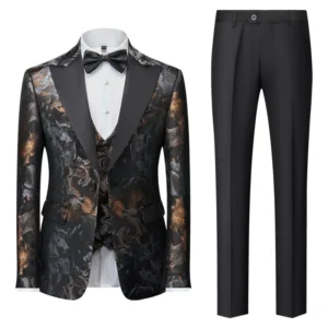 slim-fit 3-piece tuxedo