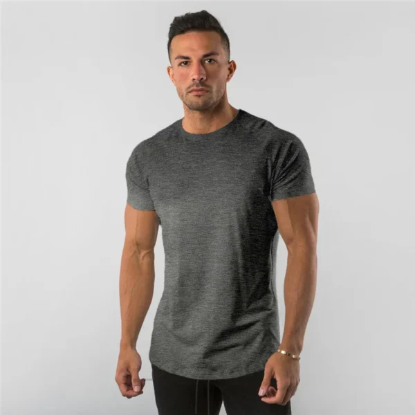custom cotton gym tee