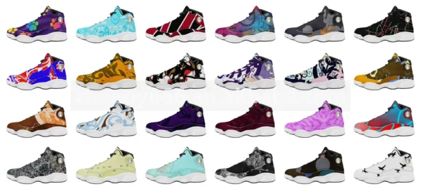 Green and White Basketball Style Shoes, Summer Male Footwear - Image 5