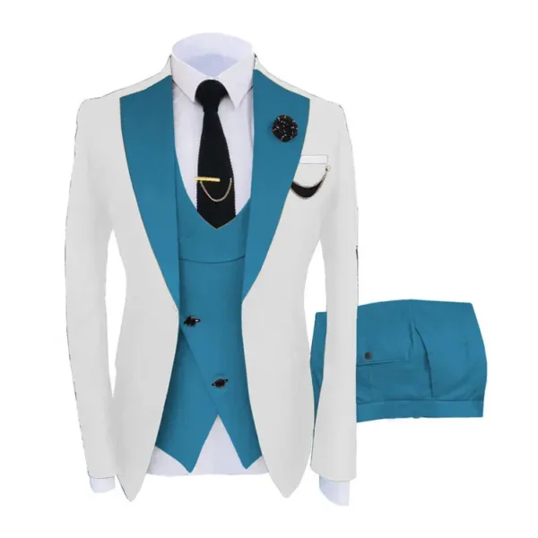 New Design Men’s 3-Piece Suit - Image 3