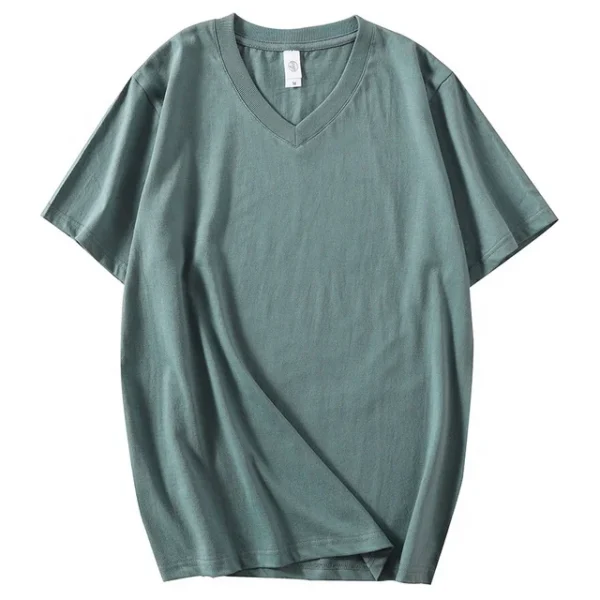 Women's 210 GSM Cotton V-Neck T-Shirts - Plain & Comfortable - Image 4