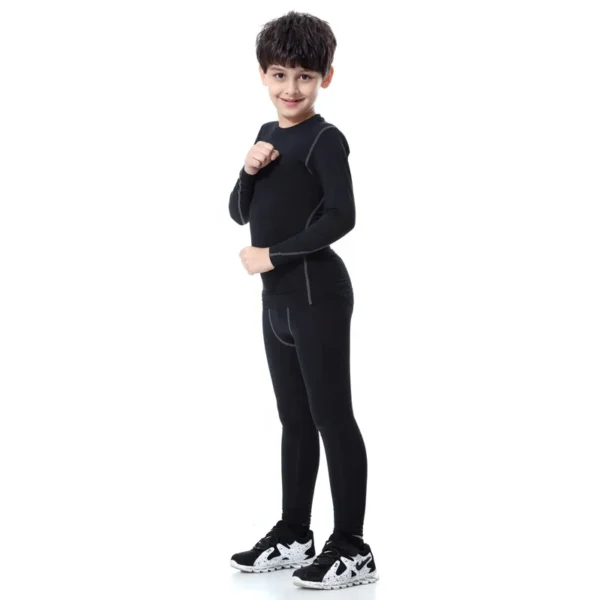 New Custom GYM Wear Compression Child Shirt  Clothing - Image 5