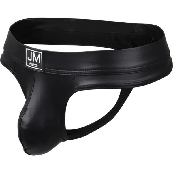 Provocative Leather-Look Jockstraps for Confident Men - Image 3