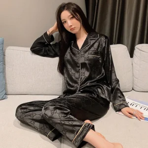 satin sleepwear set women