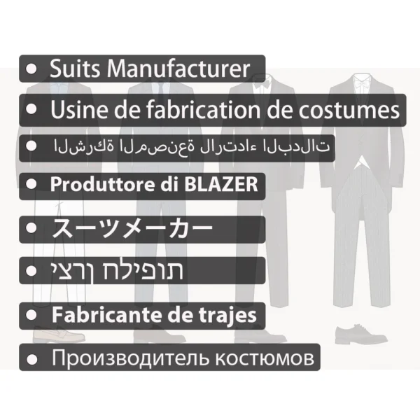 Elegant High-End Custom 3-Piece Slim Fit Formal Business Suit for Men - Image 5