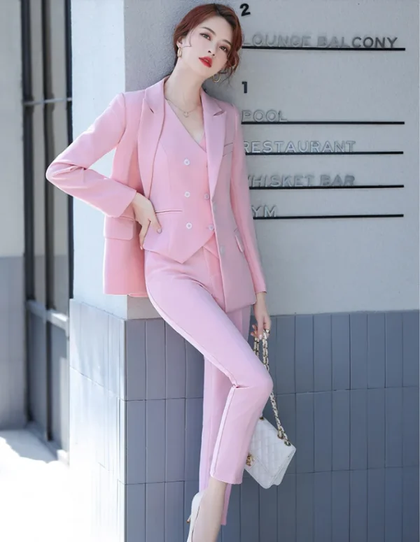 Hot Sell High Quality Women’s 3-Piece Business Suit - Image 2