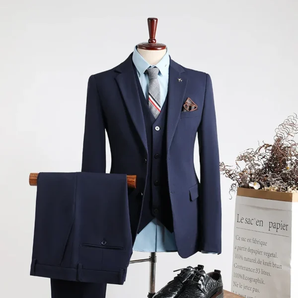 Men’s 3-Piece Suit Blazer Set - Image 6