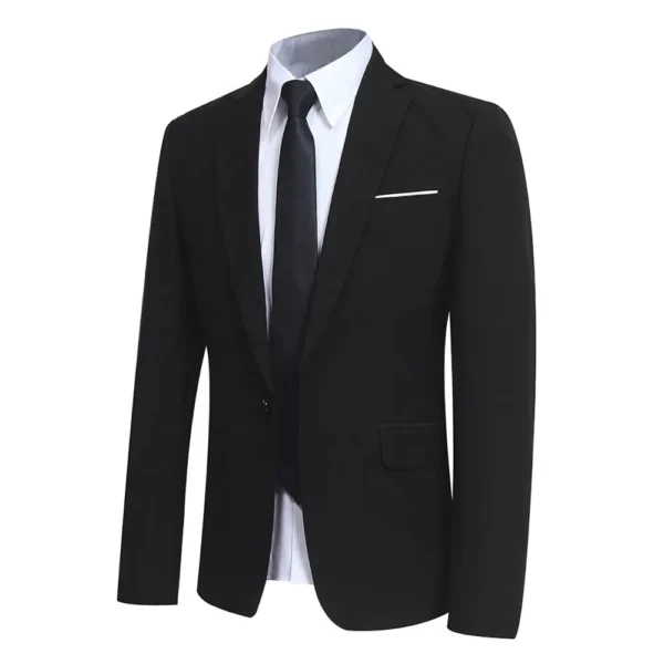 2025 New Arrival Men's 3-Piece Slim Fit Suit Set - Image 4