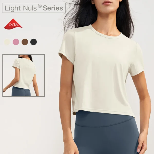 Women's Split Hem Yoga Top - Image 6