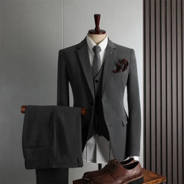 Men’s 3-Piece Suit Blazer Set - Image 4