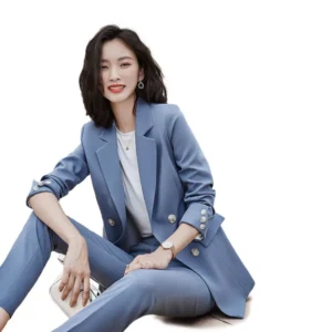 blue business women suits