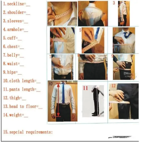 Luxury 3-Piece Groom Wedding Suit Set - Image 5