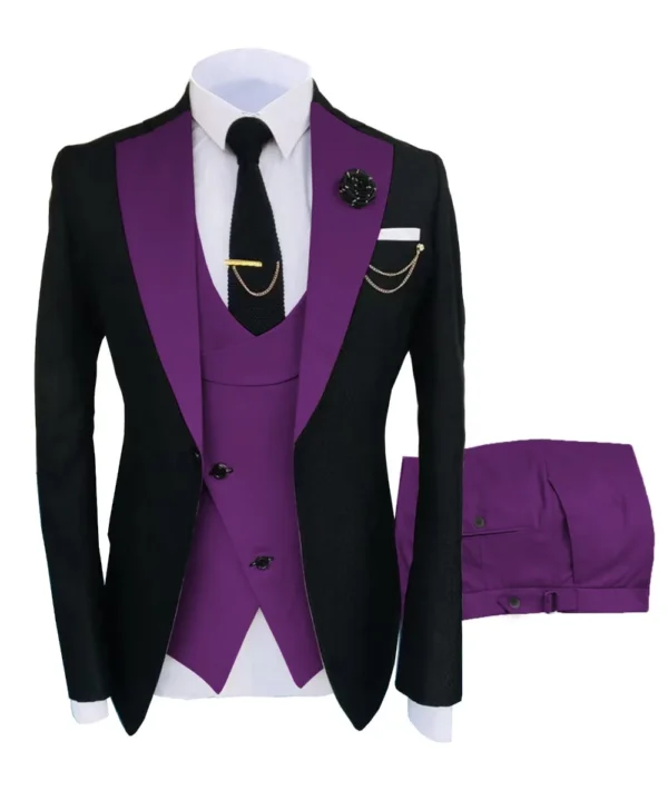 Men's Regular Fit Tuxedo Set - Image 4