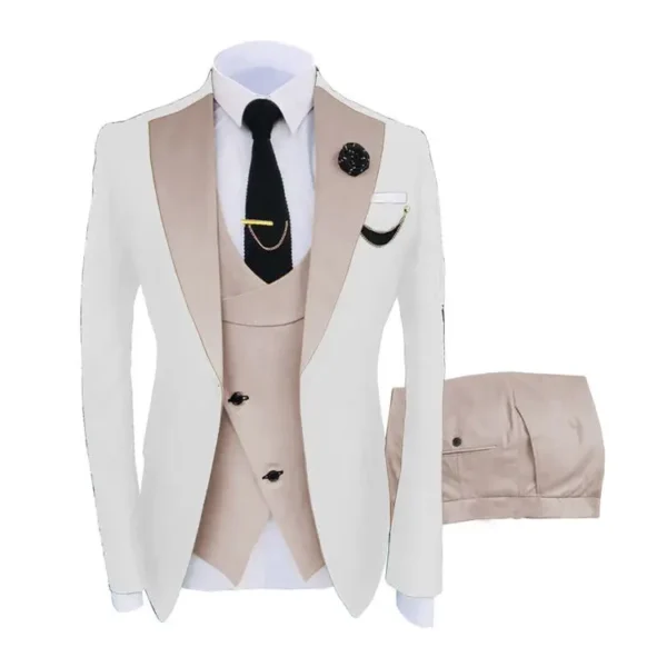 New Design Men’s 3-Piece Suit - Image 2