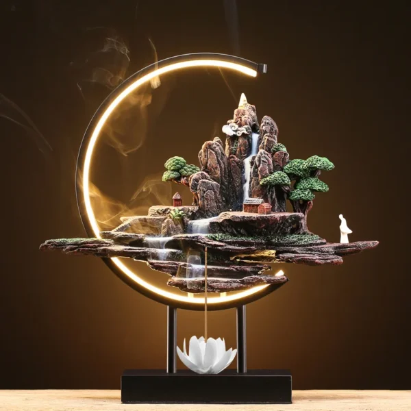 Backflow Incense Lamp Circle Creative Home Sandalwood - Image 6