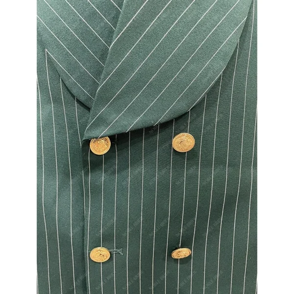 Custom Men's Emerald Green Wedding Suits - Image 5