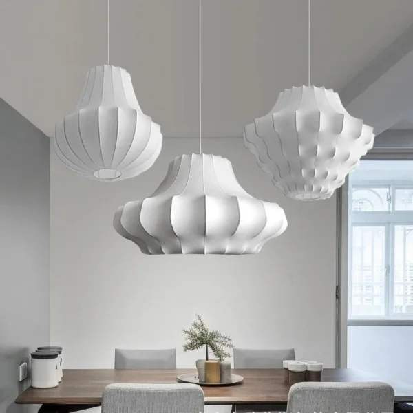 New Style Silk Lamp Pendant Lights Italian Designer Silk Lamp - Image 2