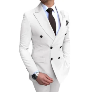 two-button groom suit