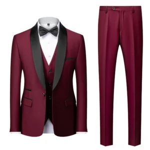shawl lapel groom suits