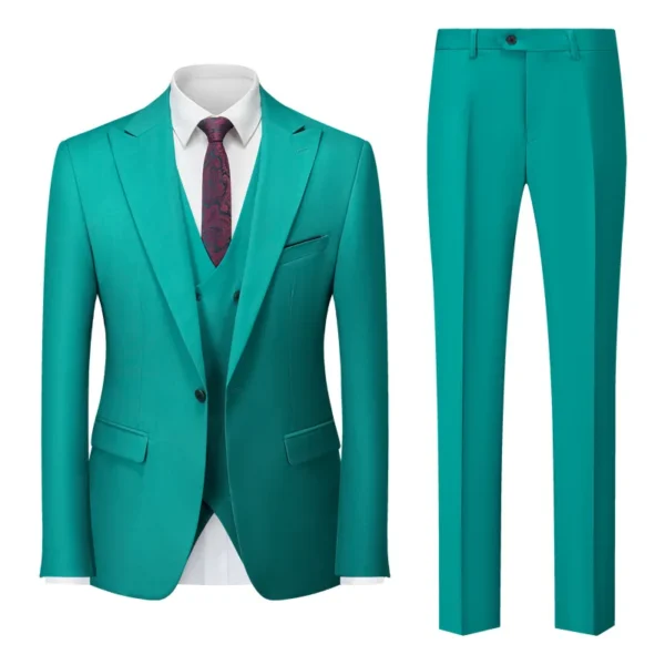 Men's 3-Piece Business & Wedding Suit Set - Image 4