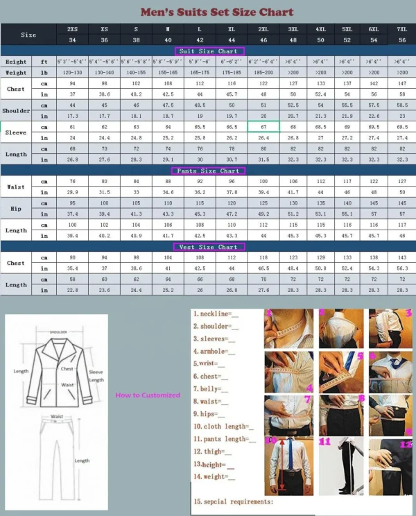 2025 Premium 3-Piece Suit Set - Image 3
