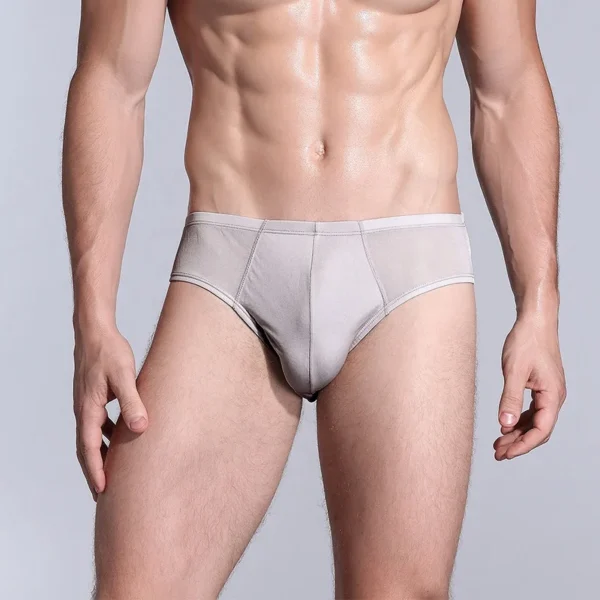 Birdtree 100% Natural Silk Men's Panties - Image 3