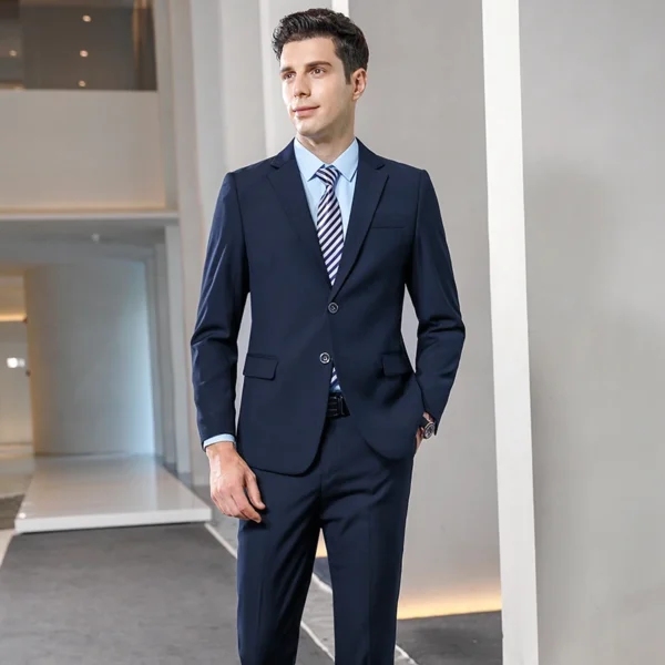 Men's Formal Two-Piece Business Suit Set - Image 3