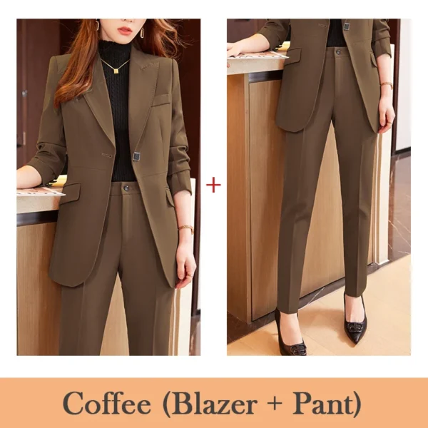 Wholesale High-Quality Women's 2-Piece Pant Suit Set - Image 5