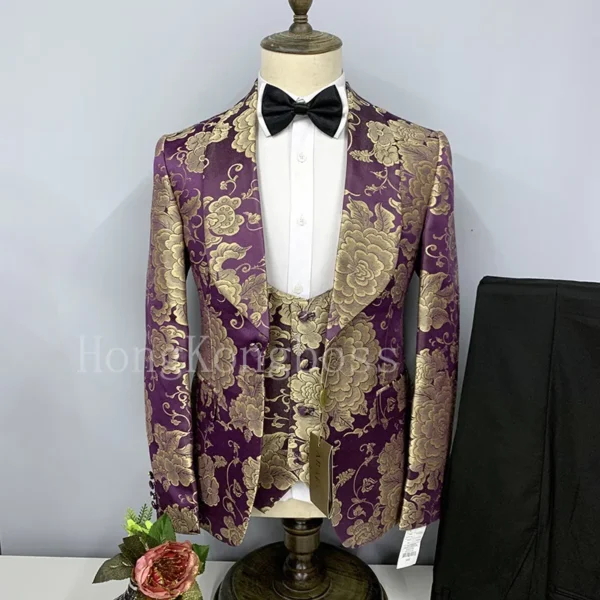 2025 S1163A Slim-Fit Business Suits for Boys - Image 5