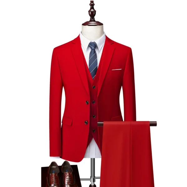 Stylish 3-Piece Suit Set for Men - Image 4