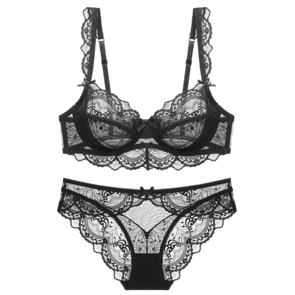Women's Split Bra Suit Sexy, Ladies Fashion Lace Underwear - Image 5