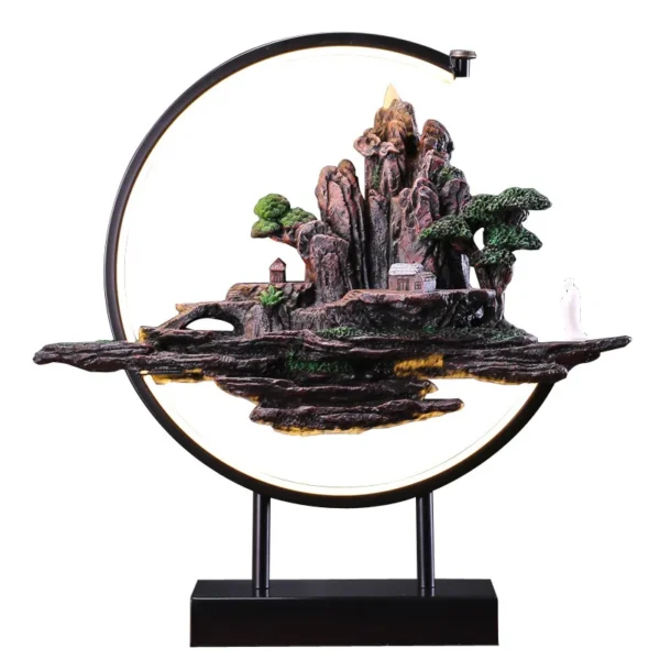 Backflow Incense Lamp Circle Creative Home Sandalwood - Image 5