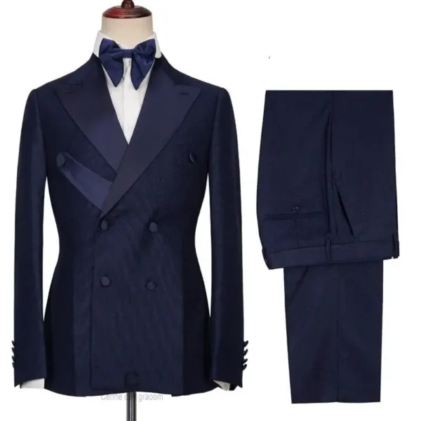 slant button men's suit