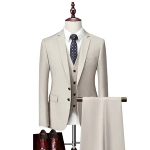 Italian gray tan tuxedo