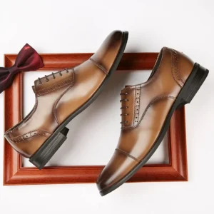 handmade Italian leather oxfords