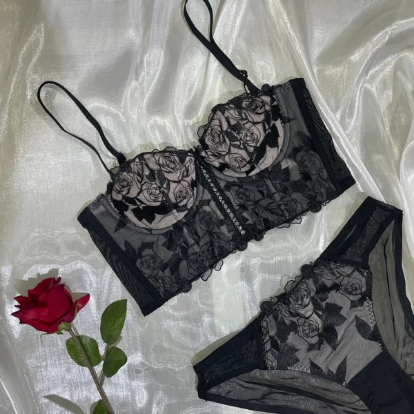 Sexy Bra and Brief Set Fashion Lingerie - Image 3