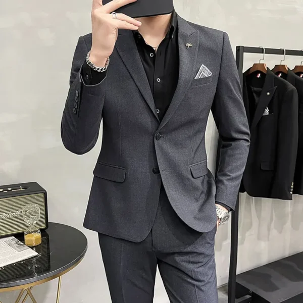 slim fit blazer suit