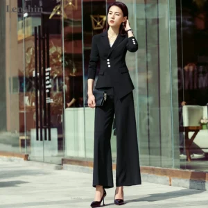 women winter pant suit