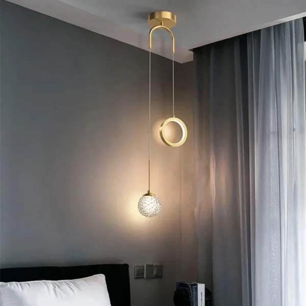 Nordic LED Pendant Light Indoor Lighting for Home Living Room - Image 3