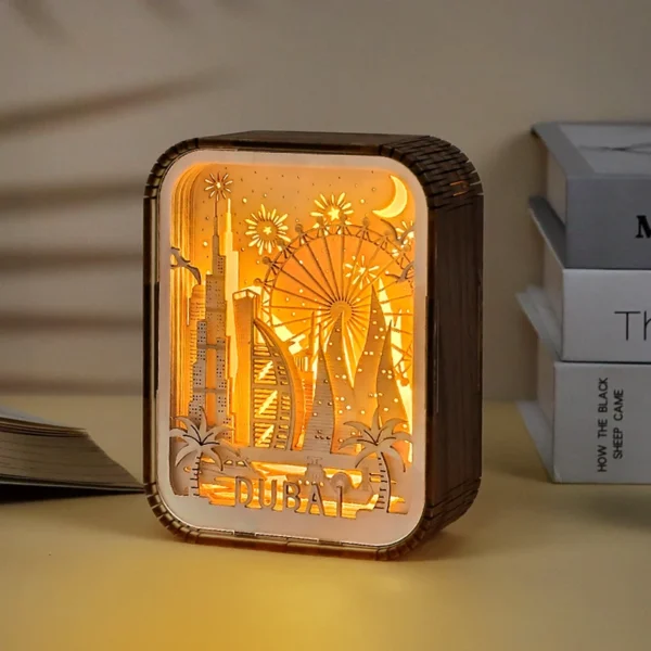 Carved Wood Lamp Custom Wood Frames - Image 4