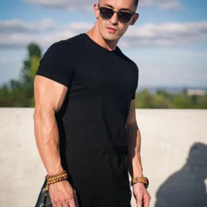 muscle fit gym shirt