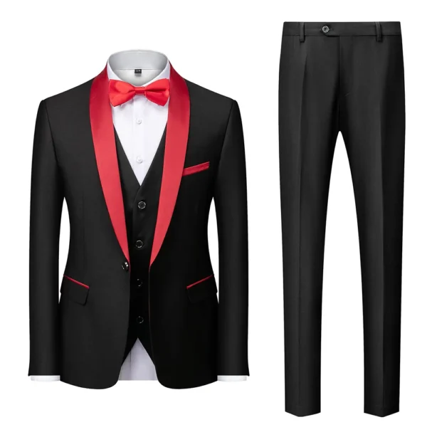 Men's Premium Smoking Suit Set - Business Formal - Image 3
